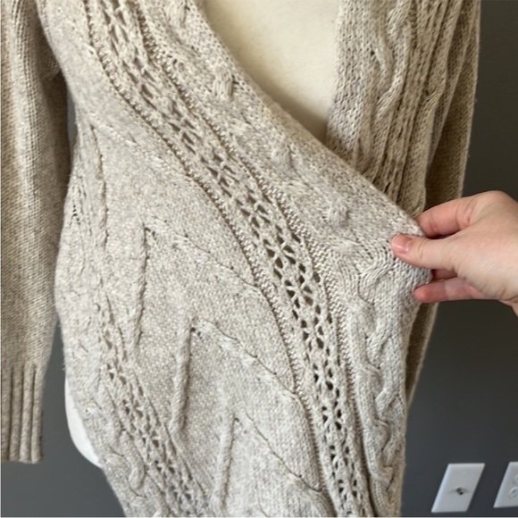 Anthropologie Angel Of The North Anais Wool Blend Cardigan Sweater - Picture 5 of 12